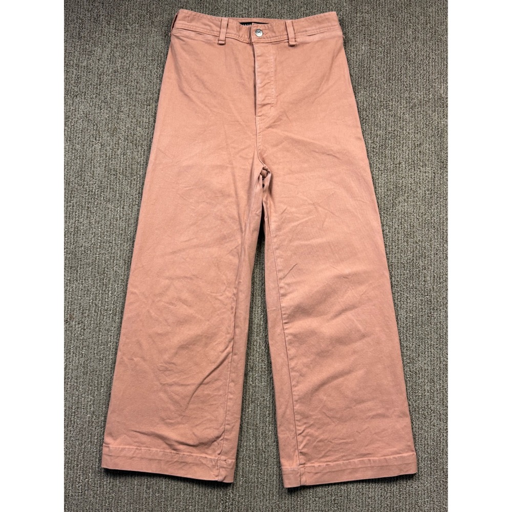 Veronica Beard Jeans Cynthia 12.5 Gaucho Wide Leg Pants Womens 29 Dusty Rose